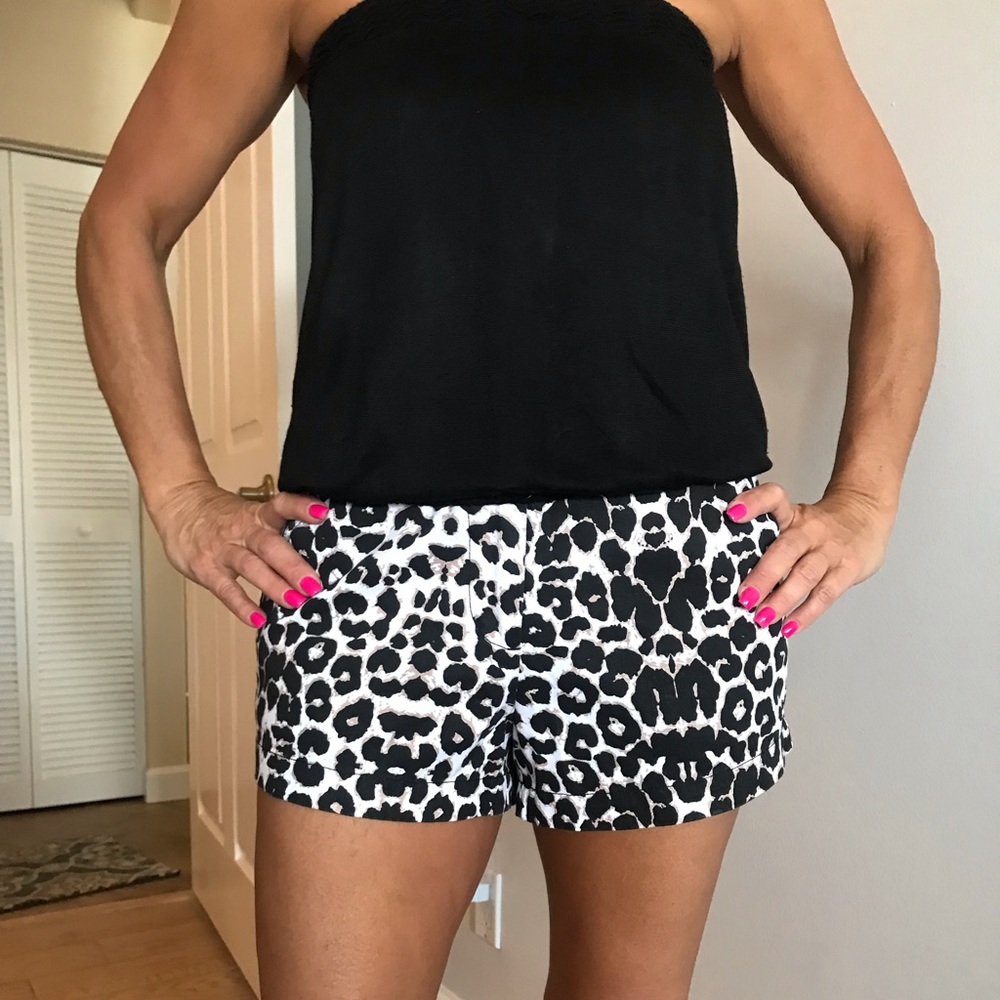 Macbeth collection animal print shorts SZ M